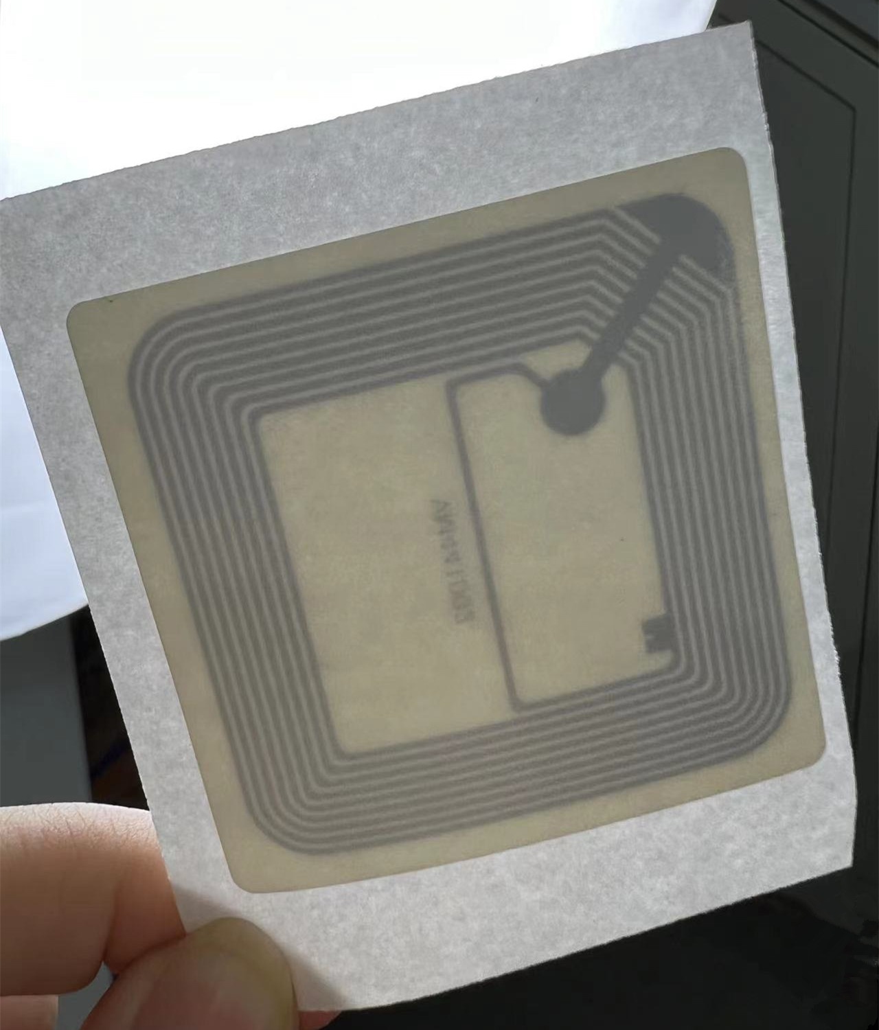 В наличии 50x50 мм квадратная бумага NFC наклейка с чипом F08 M1 тонкая и мягкая Этикетка RFID