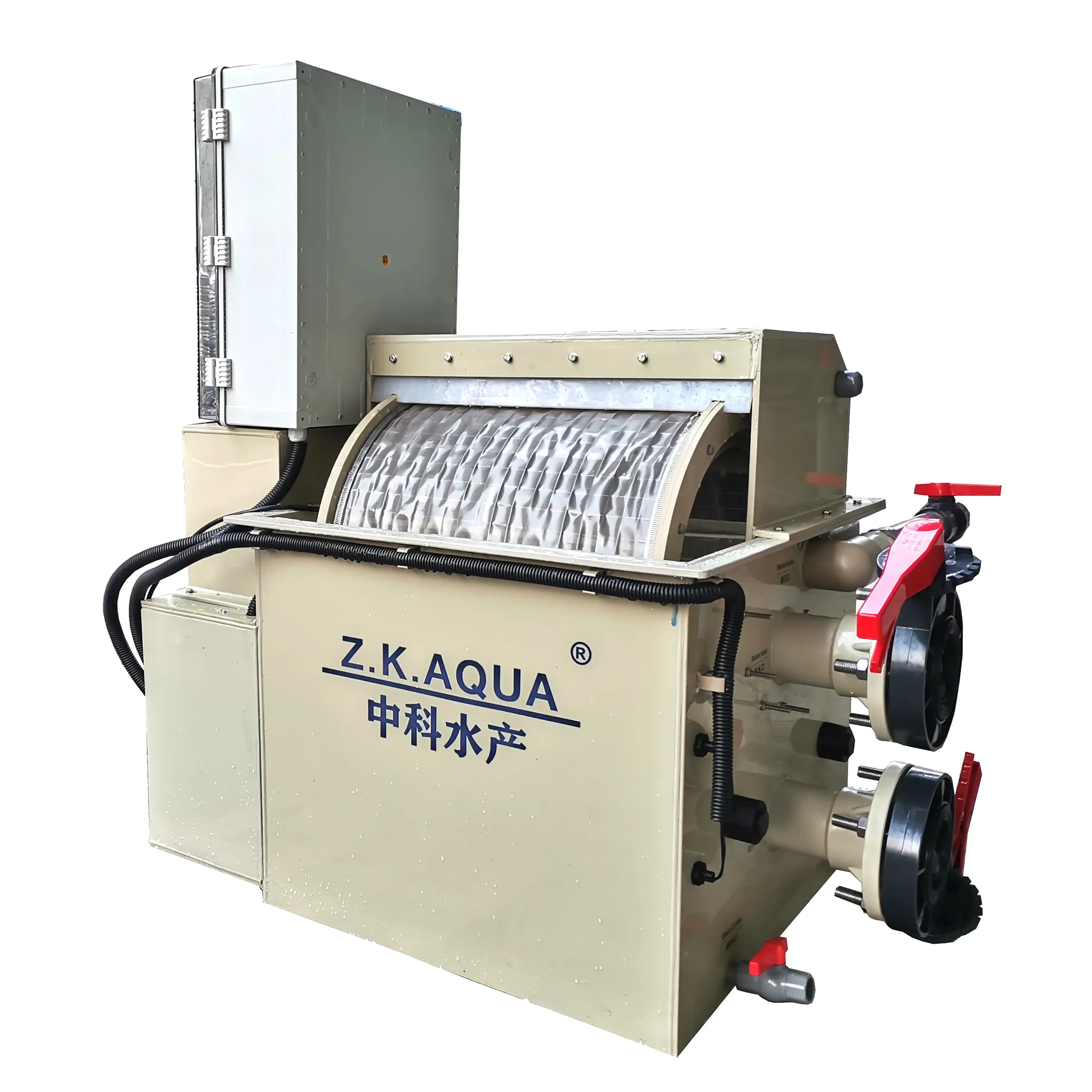 Factory direct sale  aquaculture fish farm rotary drum filter ras system equipment