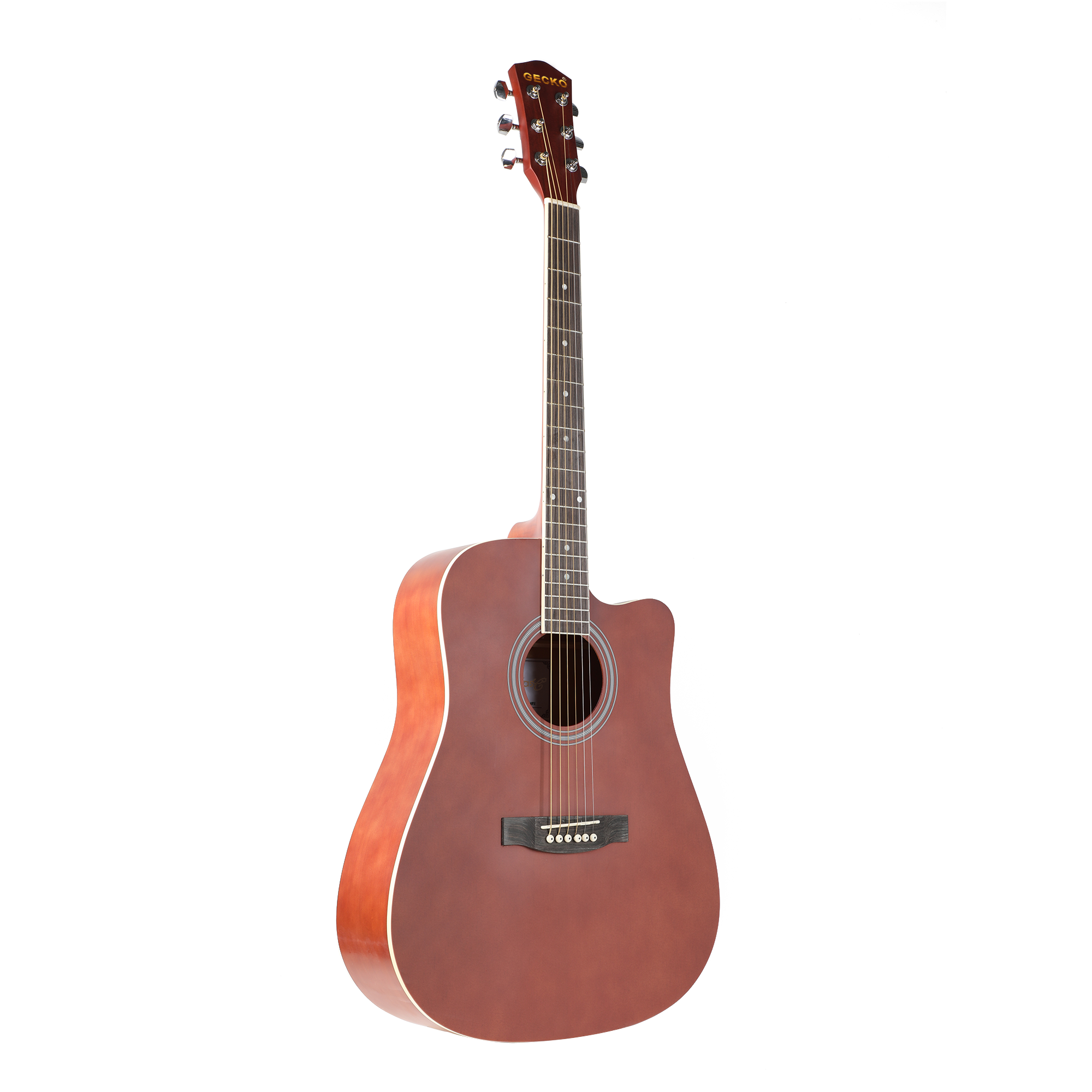 Gecko boutique рекомендует акустическую гитару из массива дерева 41 дюймов, подходящую для начинающих, в продаже