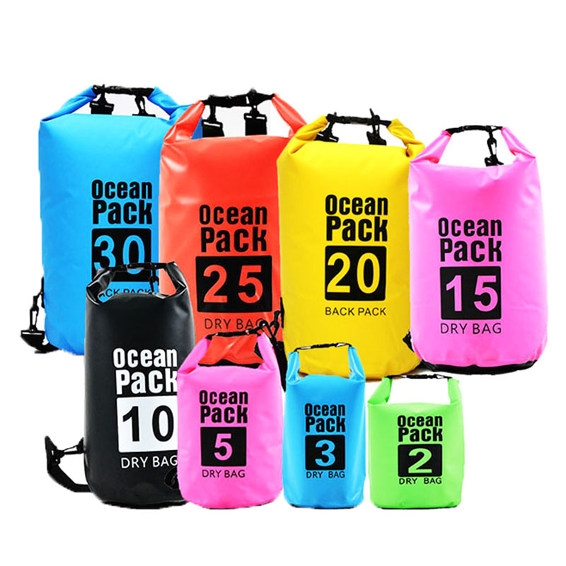 H1-1 рюкзак для улицы IPX7 500D PVC 2L/5L/10L/15L/20L/25L/30L сухой мешок водонепроницаемый пакет для океана Водонепроницаемый сухой мешок