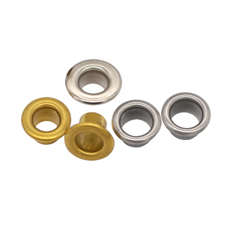 Factory Wholesale hardware metal ring customized brass stainless steel garment eyelet