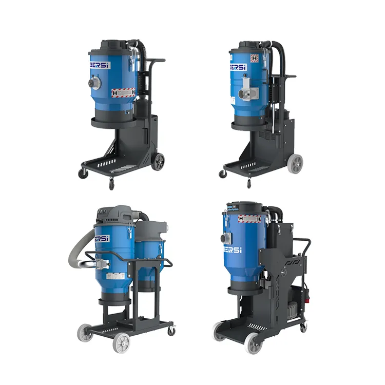 Professional Hepa Industrial Vacuum Cleaner Machine Dry Concrete Floor Dust Extractor Vacuum Cement Cyclone Collector 3hp