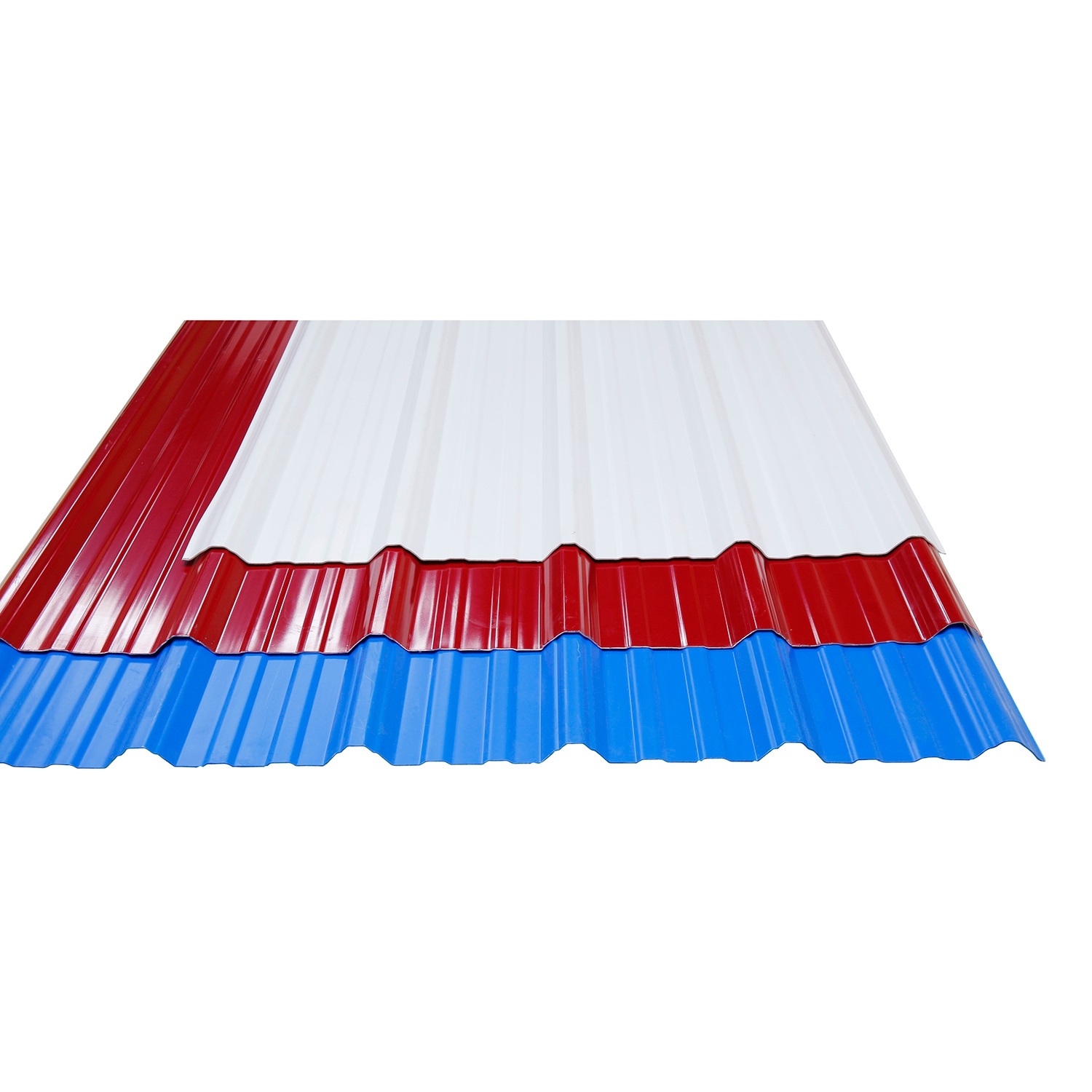 Waterproof Roof Sheet Trapezoidal Plastic Roof Tiles For Farm building materials