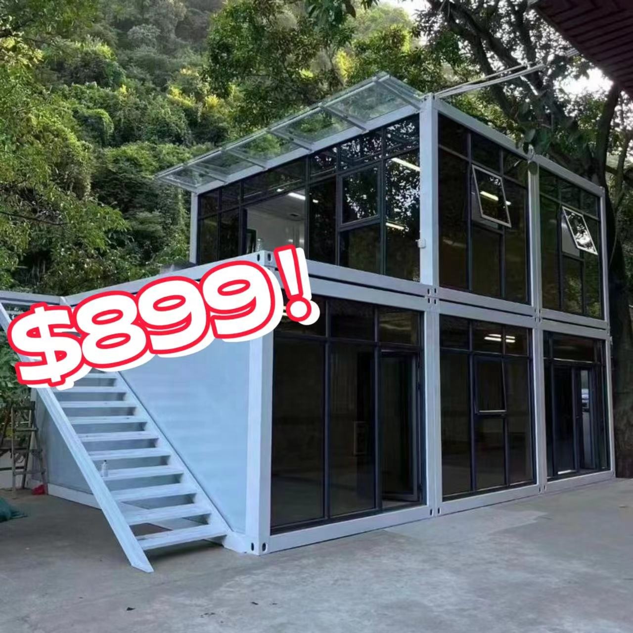 Customizable Prefabricated Container Villa for Home or Villa Expansion