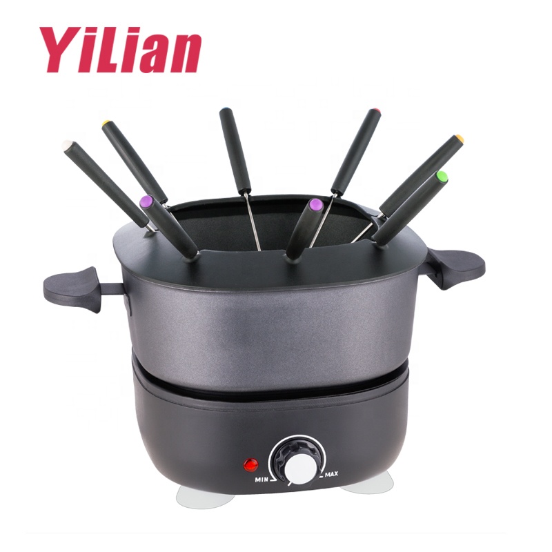 2021 Hot Sale Mini Christmas Aluminum Melting Cheese Chocolate Fondue Set