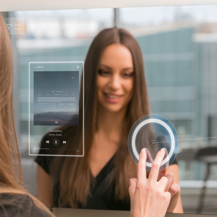 Умное зеркало для ванной со светодиодной подсветкой и Wi-Fi на базе Android