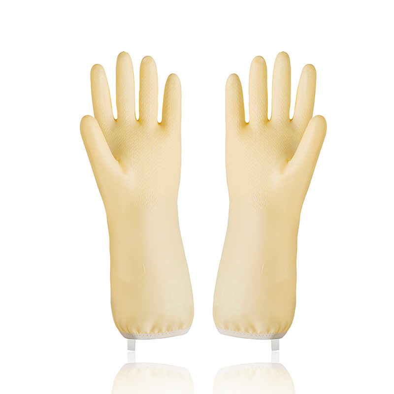 Household Dishwashing Gloves Rubber Durable Thickened Kitchen Gloves Waterproof
