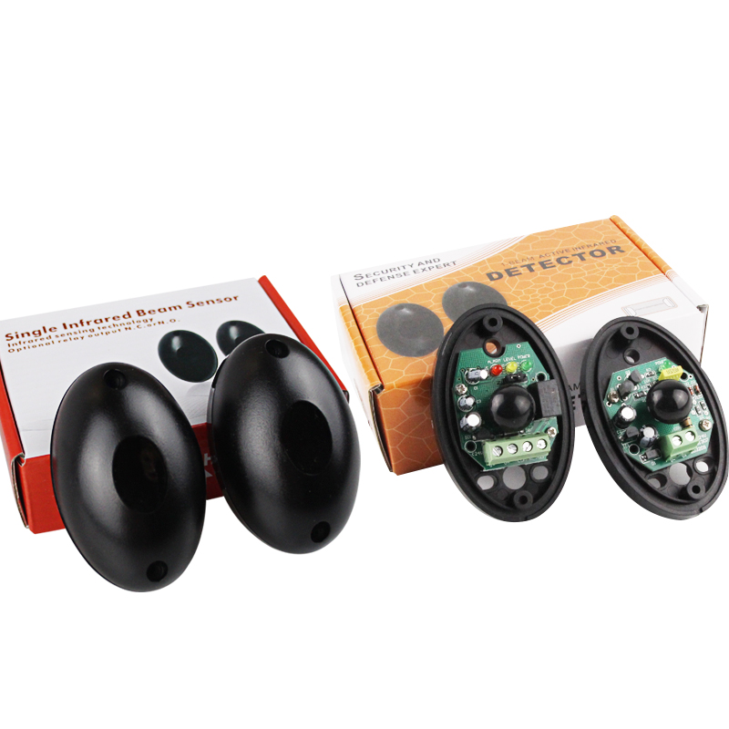 Photocell Sensor for Gate Opener Universal Outdoor Infrared Beam Sensor Sliding Gate Opener Accessory 24V
