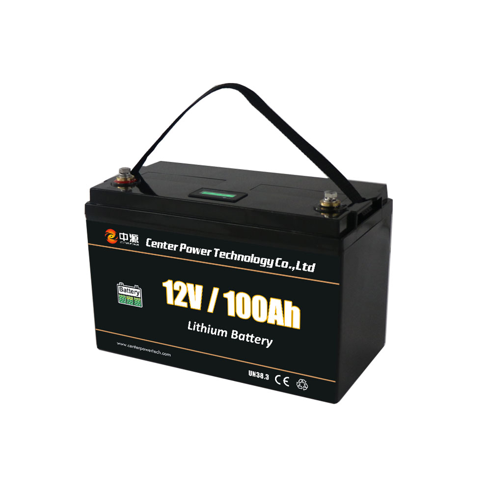 Солнечная система 12V 100Ah глубокий цикл аккумуляторная батарея с экраном дисплея