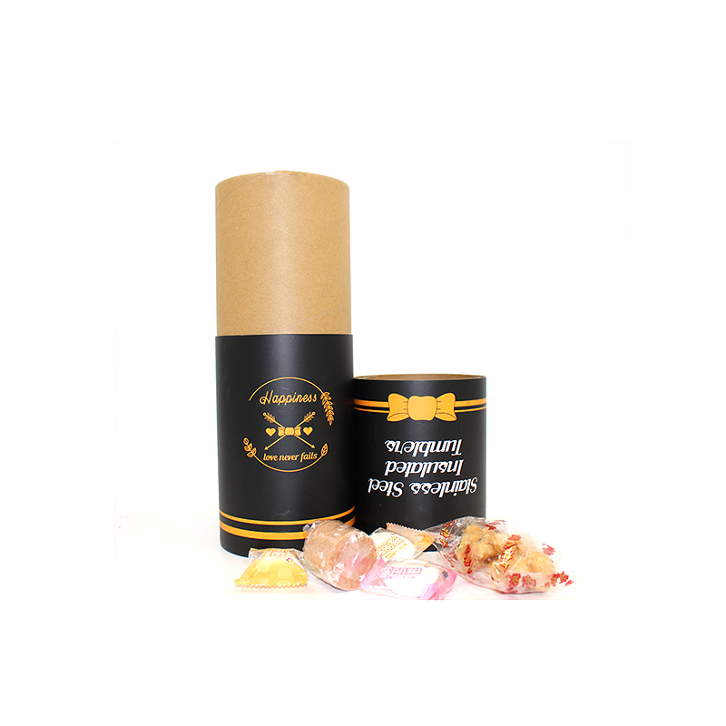 Wholesale kraft cylinder paper tube storage cosmetic candle container