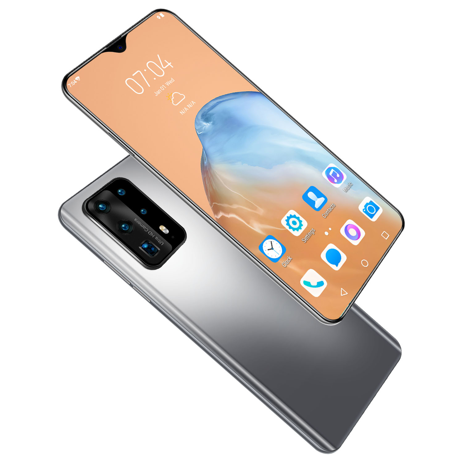 Новинка 2020, модный P40 PRO Android AMOLED 3G android 5,1 телефон, оптовая продажа, оригинальный смартфон 2 ГБ + 32 ГБ