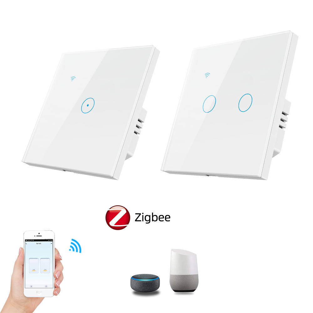 Wholesale smart life tuya zigbee wall switch with remote control timer intelligent
