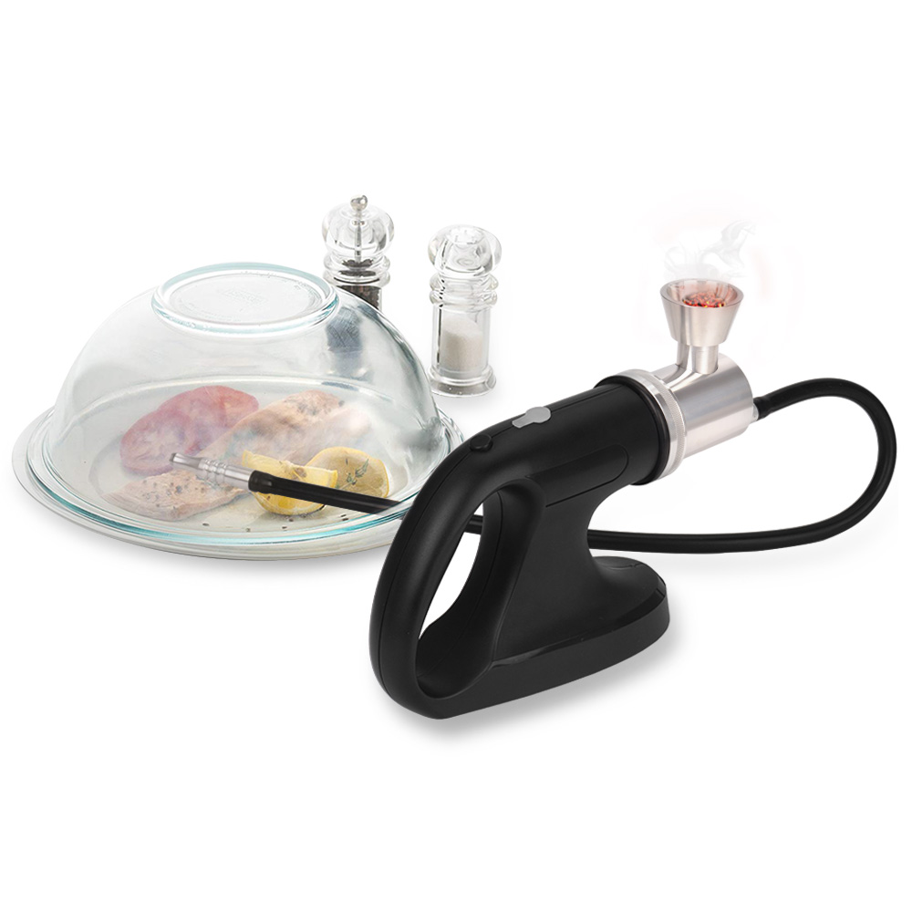 Factory direct 2 in 1 hand held cold smoke infuser food cocktail portable barbecue food smoking gun