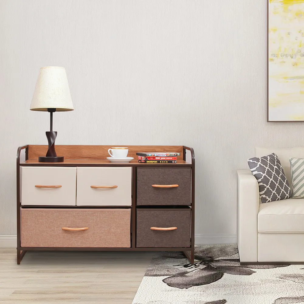 Customized Made In China Superior Quality Luxury Chest Of Drawers Fabric Chest Vertical Storage
