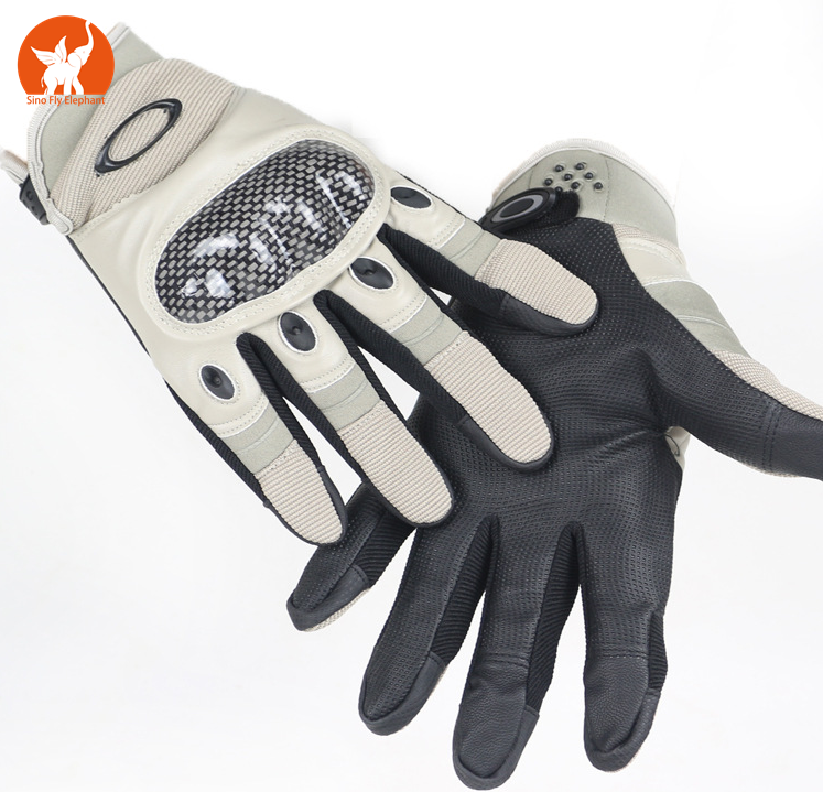 men's winter outdoor full finger riding motocycle combat military army tactical knuckle carbon fiber shell protective gloves