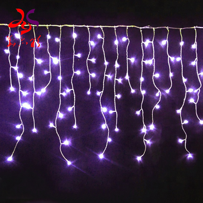 outdoor home street party fairy holiday decor unicorn ip65 window pendant led string christmas safety decoration light curtain