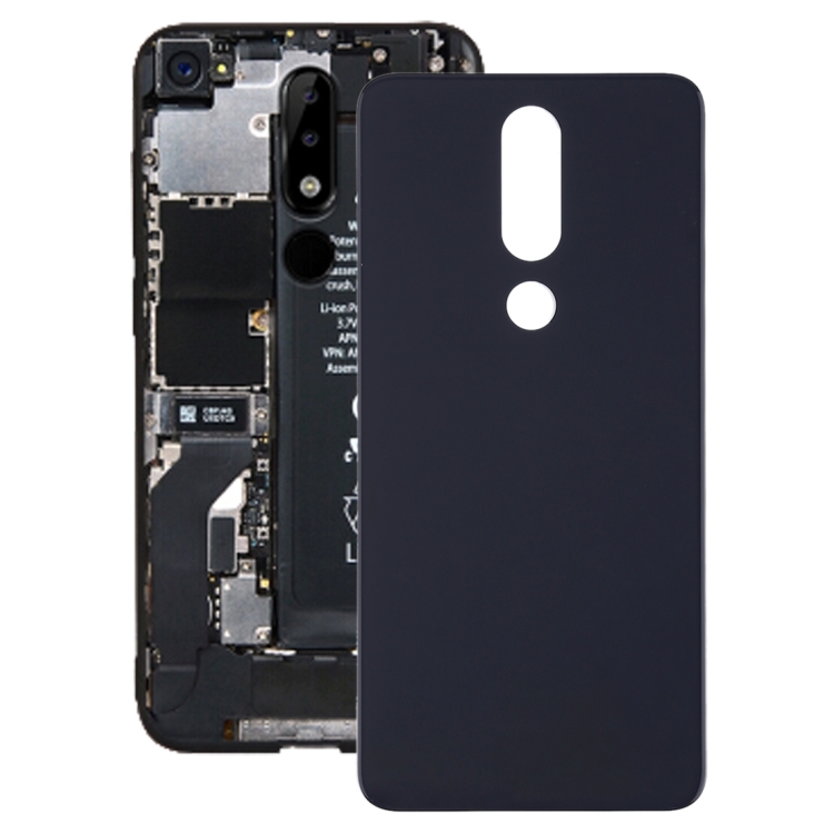 Высококачественная задняя крышка для Nokia 5,1 Plus (X5)(синяя)