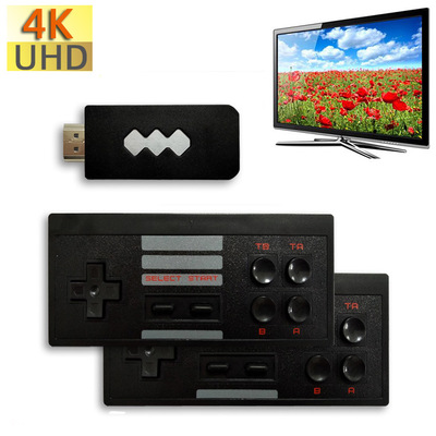 Новинка 2021, лидер продаж, игровая консоль 4K HD с 818 встроенными классическими играми, мини-консоль в стиле ретро, беспроводной контроллер