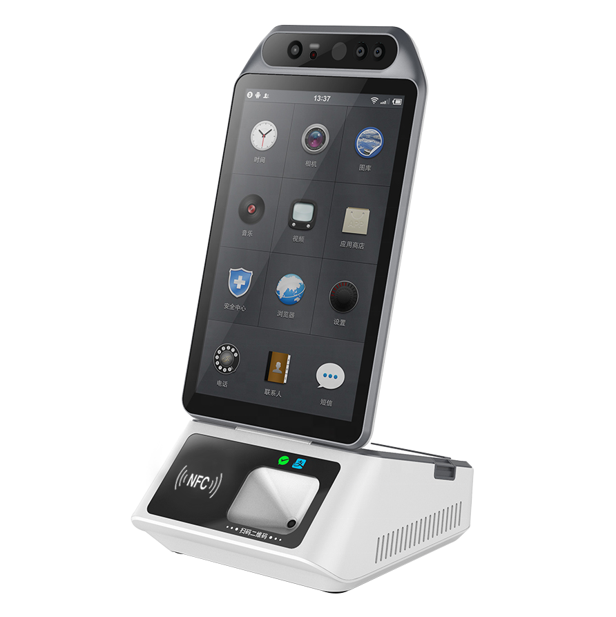 Android 7 Hexa core CPU планшет POS-терминал, машина для оплаты лица для ресторана, устройство распознавания лица, посещающее устройство GC116