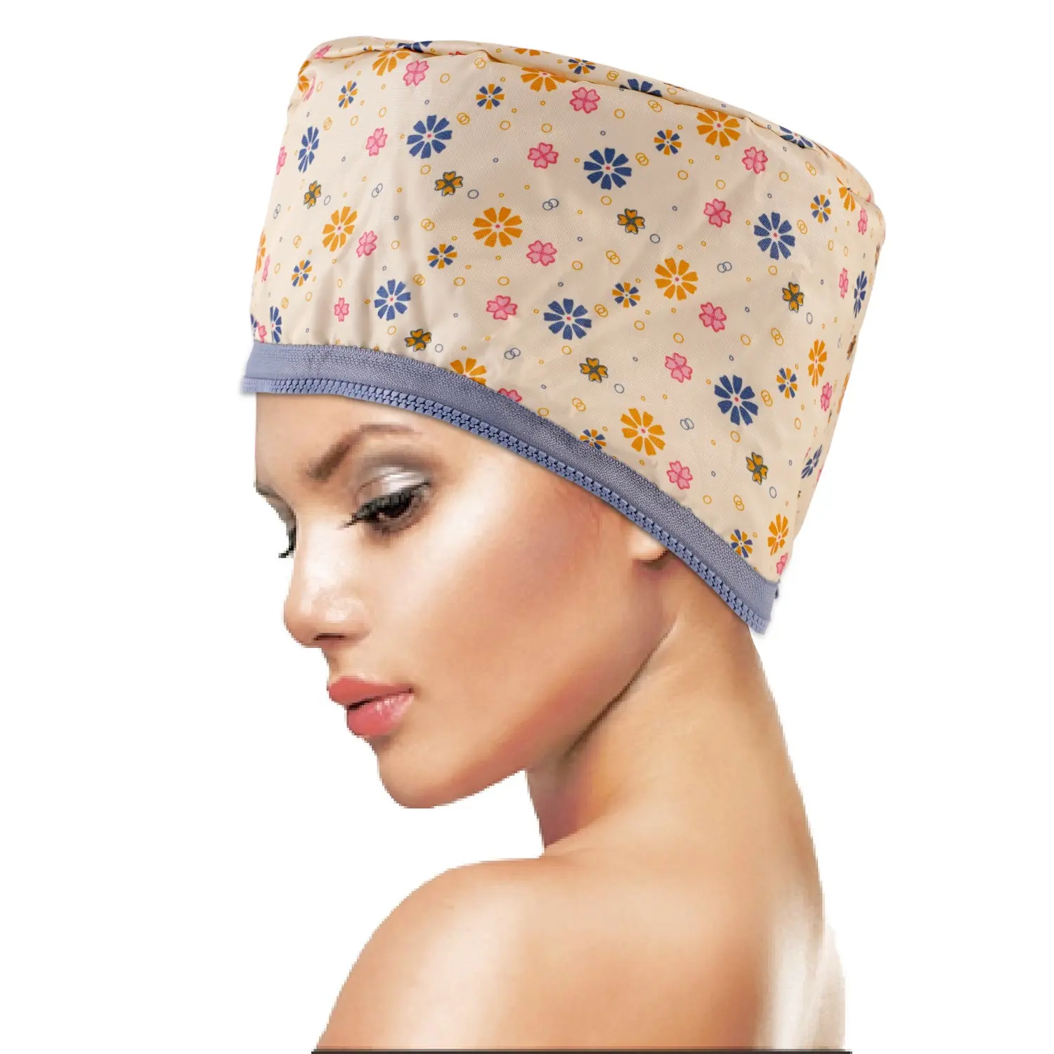 hair spa steamer cap/spa hair cap Hair heat treatment cap with 2 modes of temperature control Suitable for hairdressing