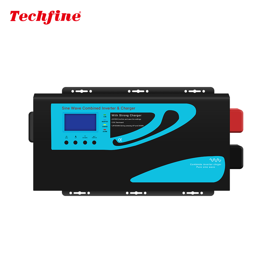 Techfine 1 кВт 1kva 1000va солнечный инвертор 12 Вольт 220 вольт инвертор 12vdc до 220vac инвертор для панели солнечных батарей