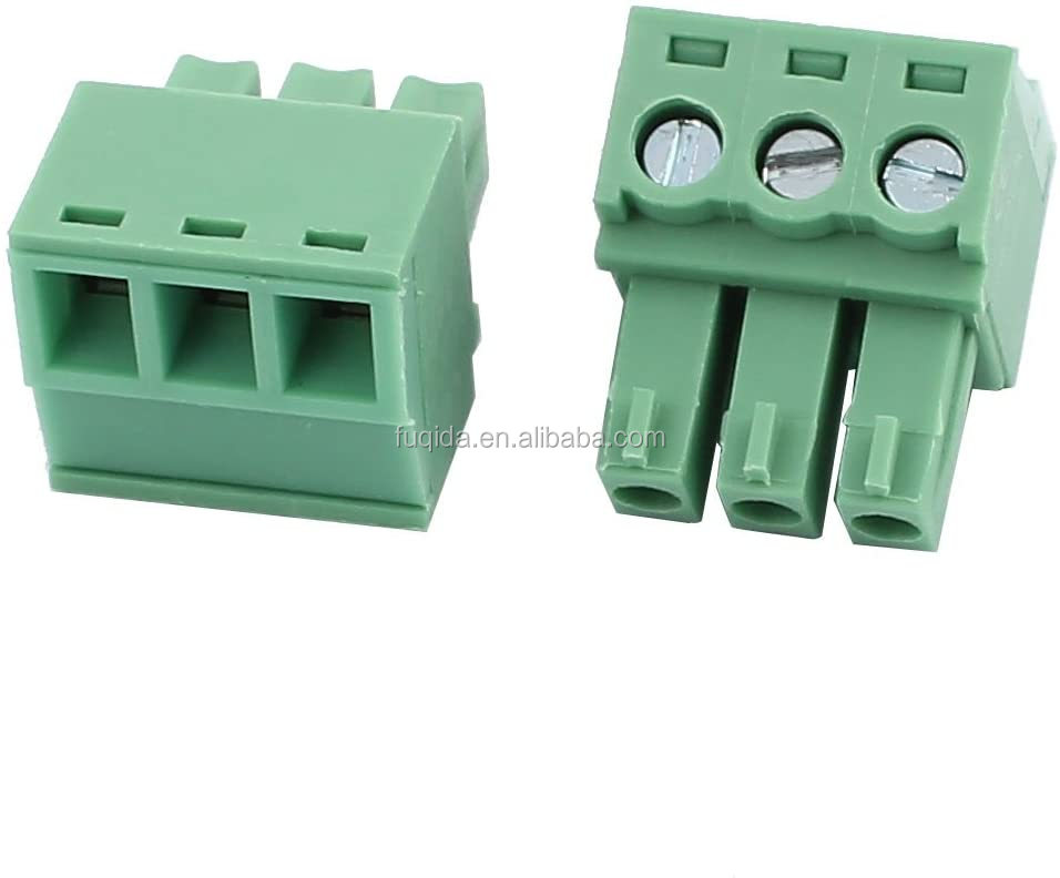2edgk 3,81 мм-3P 300V 3-сторонний выход 3 шаг 3Pin PCB 3,81 Винтовые клеммы разъема