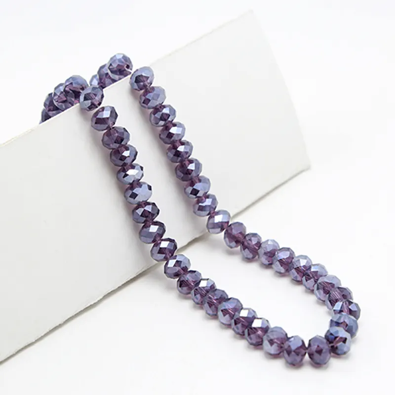 wholesale crystal Glass Beads 6x8mm for Jewelry Making