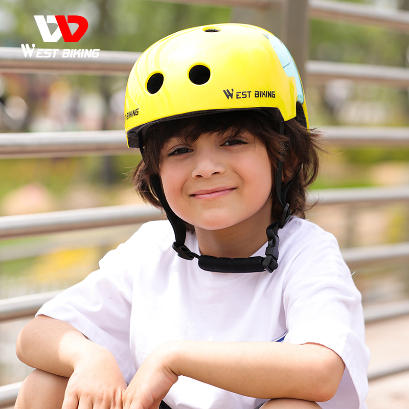 WEST BIKING Bicycle Helmet Cycling Colorful Outdoor Sports Protect Sport Protective Comfortable Children Bicycle Helmet