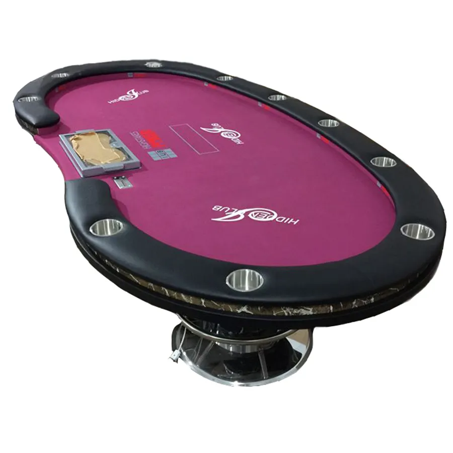10 person Poker Table Professional Texas Poker Table Casino Table High Quality