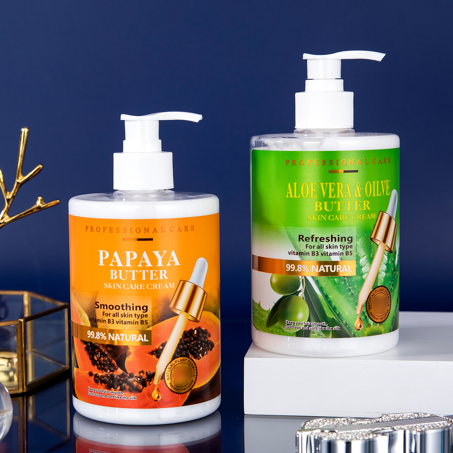 Hot Private Label Wholesale 99.8% Natural Organic Skin Care Cream Refreshing Moisturizing Smoothing Nourishing Body Lotion