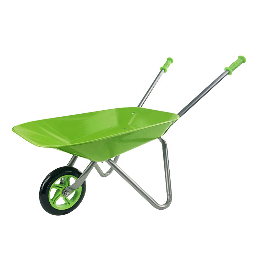 one99 wholesale kids steel wheelbarrow custom children gardening gardening tool kids toys kids real metal wheel barrow car