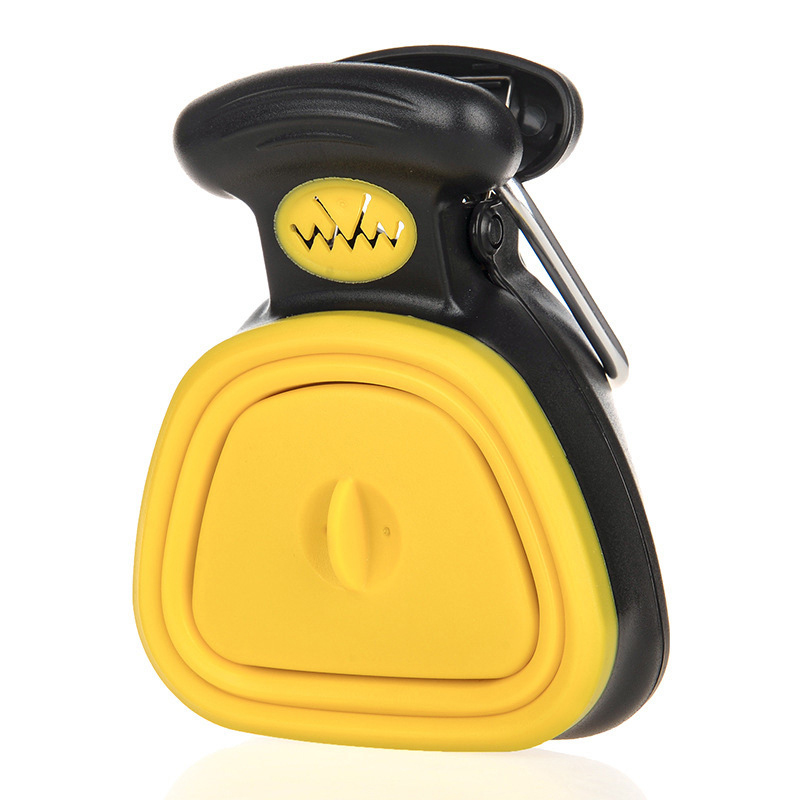 Pooper Scooper Набор для кошки или собаки с Мешки Корма домашних животных лучший ложки с длинной ручкой, совок портативный и Heavy Duty с челюсти, случайные цвета