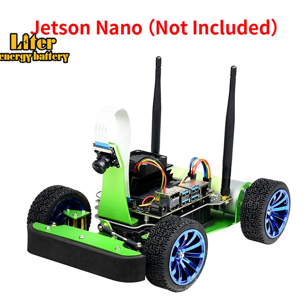 JetRacer AI Racing Robot Kit Acce питание от Jetson Nano, глубокое обучение, самостоятельное вождение, линия видения