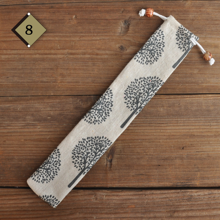 Wholesale Top Fashion Chopsticks Knife Spoon Baby Food Fork And Little Pouches Chef Sale Travel Cutlery Pouch Cloth Bags