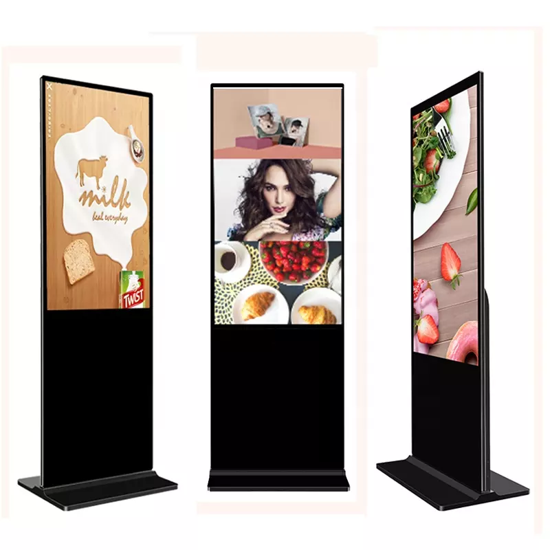 43 55 дюймов ЖК-медиа-плеер сенсорный экран Android экран рекламы digital signage интернет-напольная подставка Тотем ЖК-дисплей