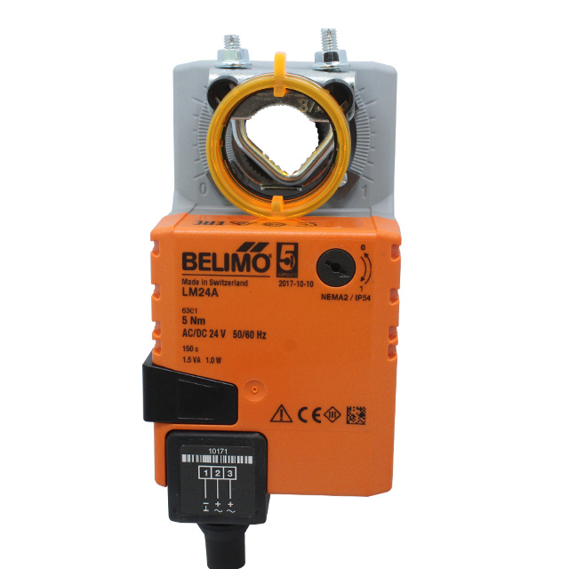 Belimo 5NM AC/DC 24V LM24A LM24A-F LM24A-MOD LM24A-TP Rotary Actuator Swiss orig In stock ON/OFF 3-point IP54 CE HVAC & vent