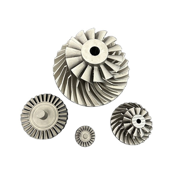 High Temperature Coating Integral Inconel Superalloy Turbine Wheel Impeller Aircraft Turbine Parts Vacuum Casting Services