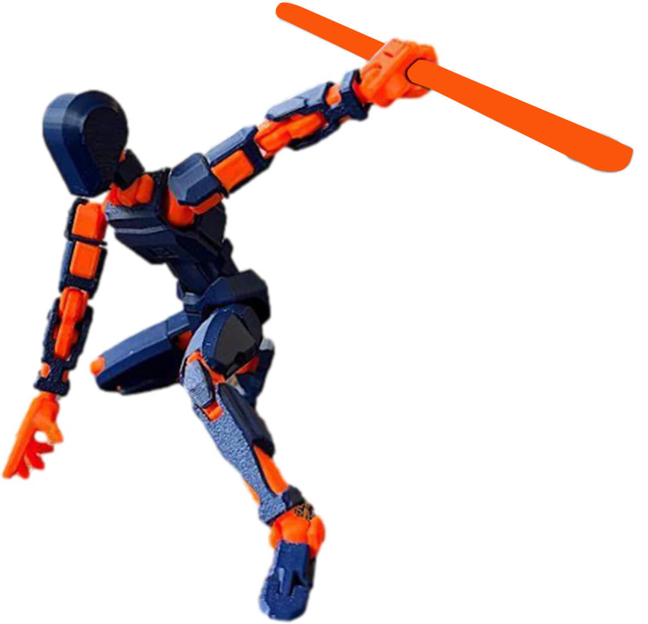 The New Sports Multi-articular Action Figure 3D Printed Super Movable Doll Full Body Flexible Mechanical Toy Decompression