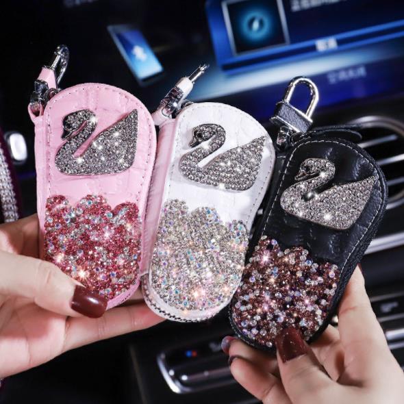 Поставки Оптовая Продажа Bling Тыква Форма автомобиля ключ чехол держатель автомобиля ключ чехол пряжка крышка