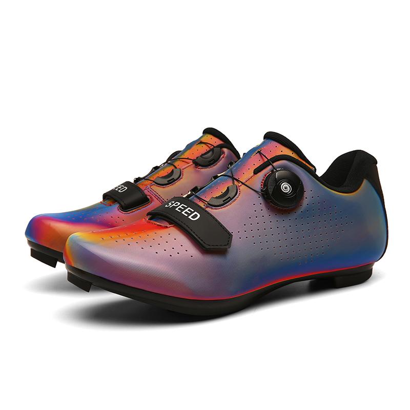 Fashion Road Cycling Shoes Men Road Bike Shoes Ultralight Bicycle Sneakers Couple Self-Locking Professional Breathable