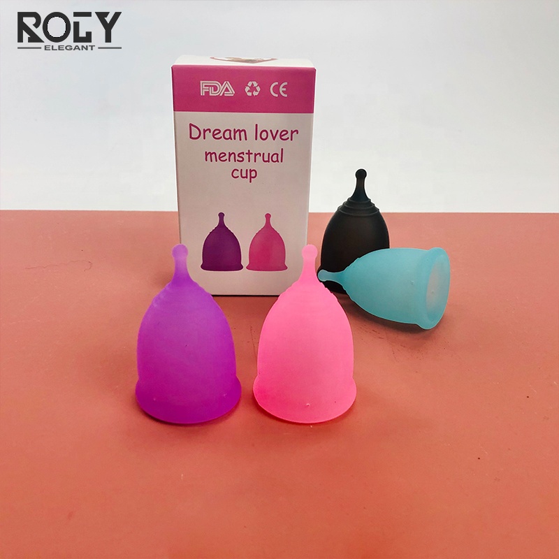 Custom Wholesale Foldable Reusable Collapsible Women Period Medical Silicone Eco Friendly Menstrual Cup