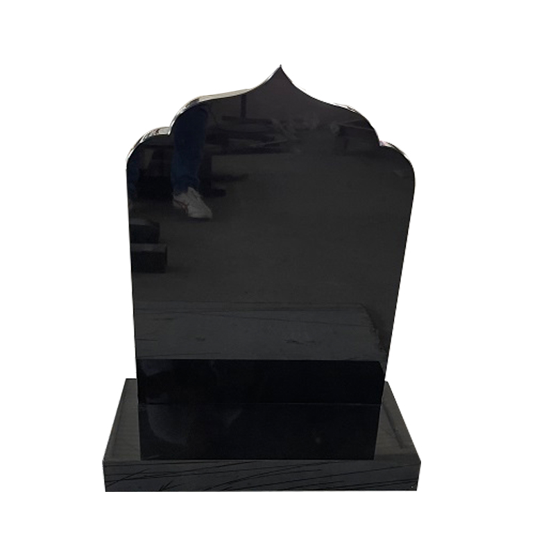 Cheap Black Monument Granite Simple Design Cemetery Headstones UK Prices