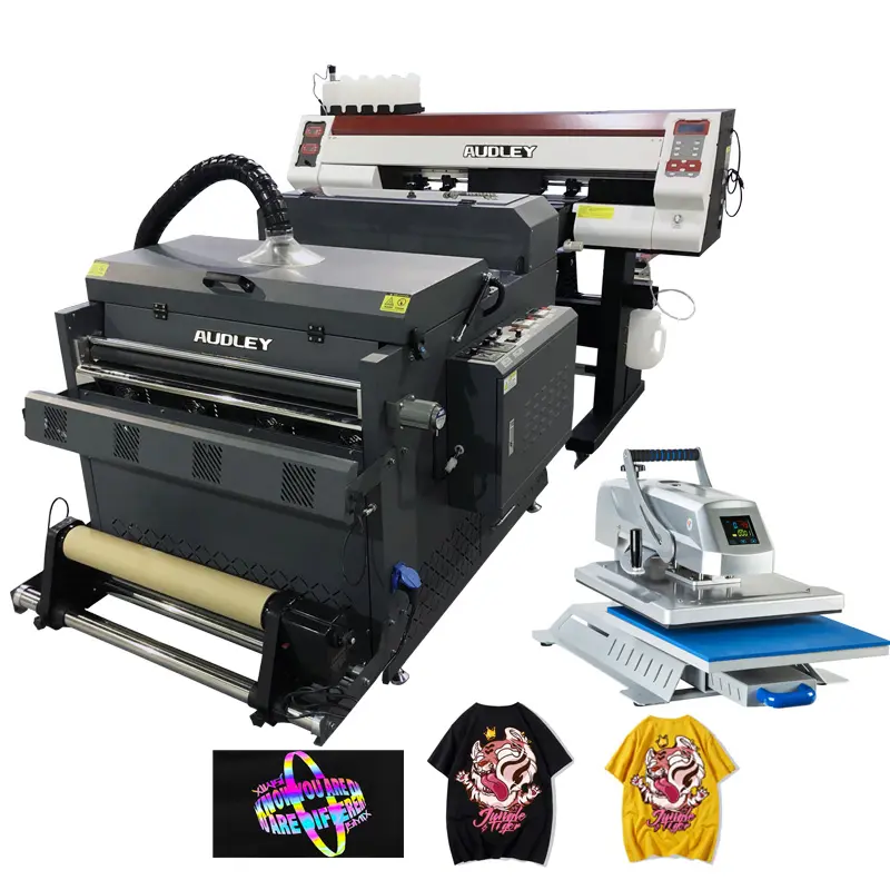 a3 impresoras dtf printer l1800 roller dual i3200 head transfer t-shirt printing machine 60cm print film machine