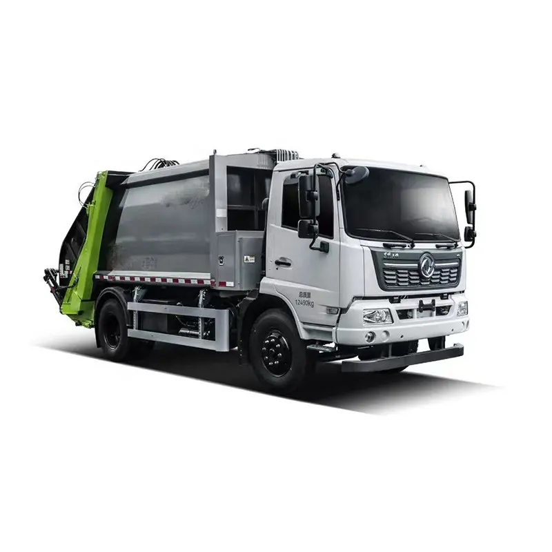 Brand New 10m3 Compressed Garbage Truck with good engine