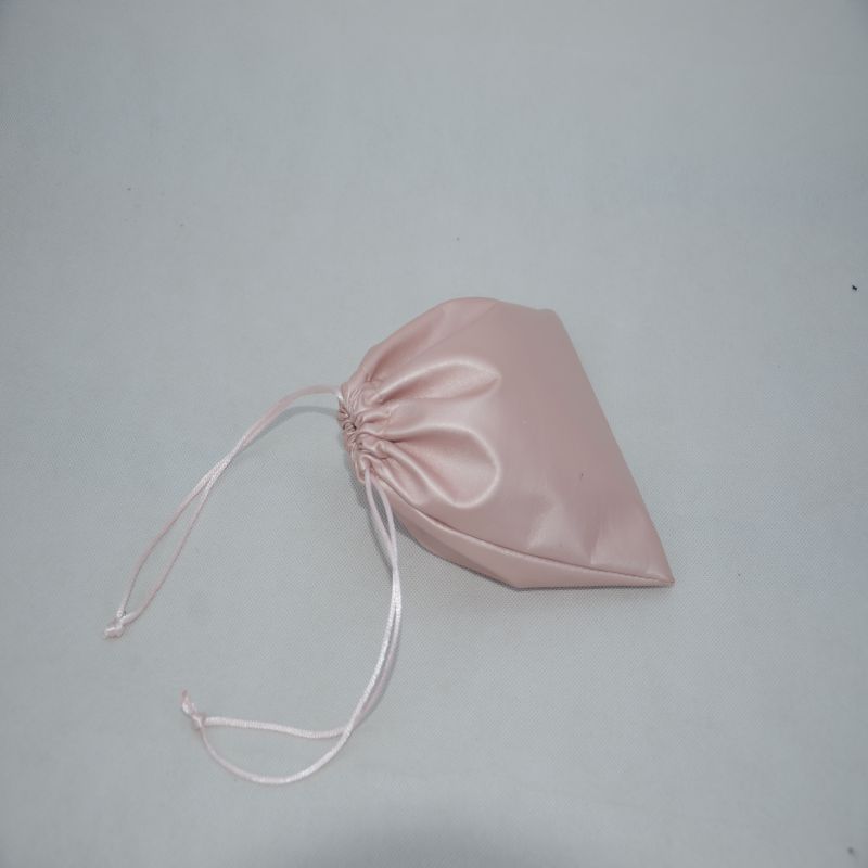 Wholesale custom logo printing silk satin cloth bag for hair bundles wig drawstring velvet pouch packaging jewelry