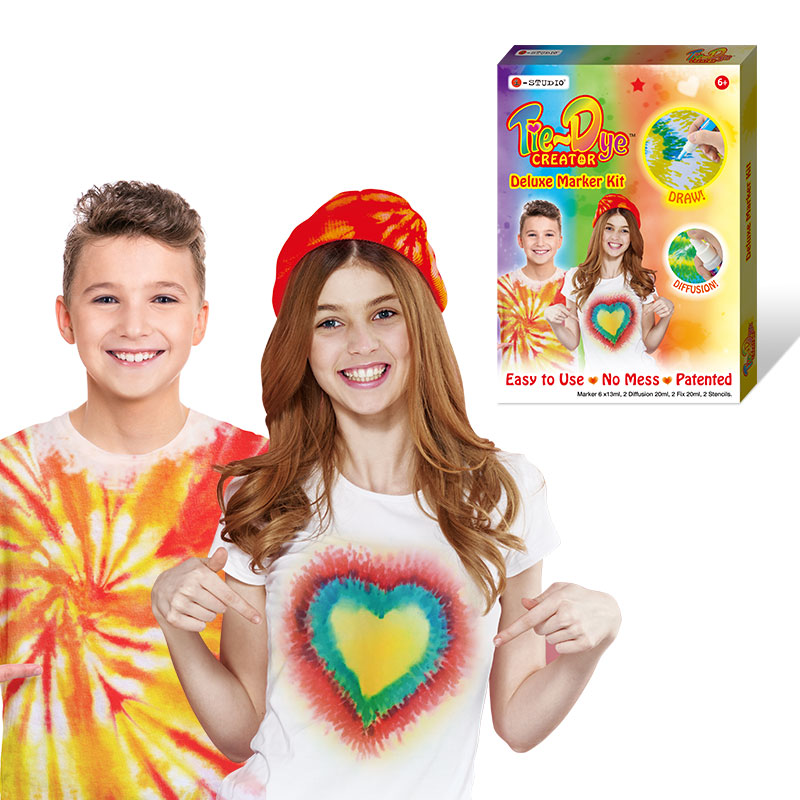 2021 новый продукт, набор художественного набора tie dye, сумки для детей с 3d-дизайном