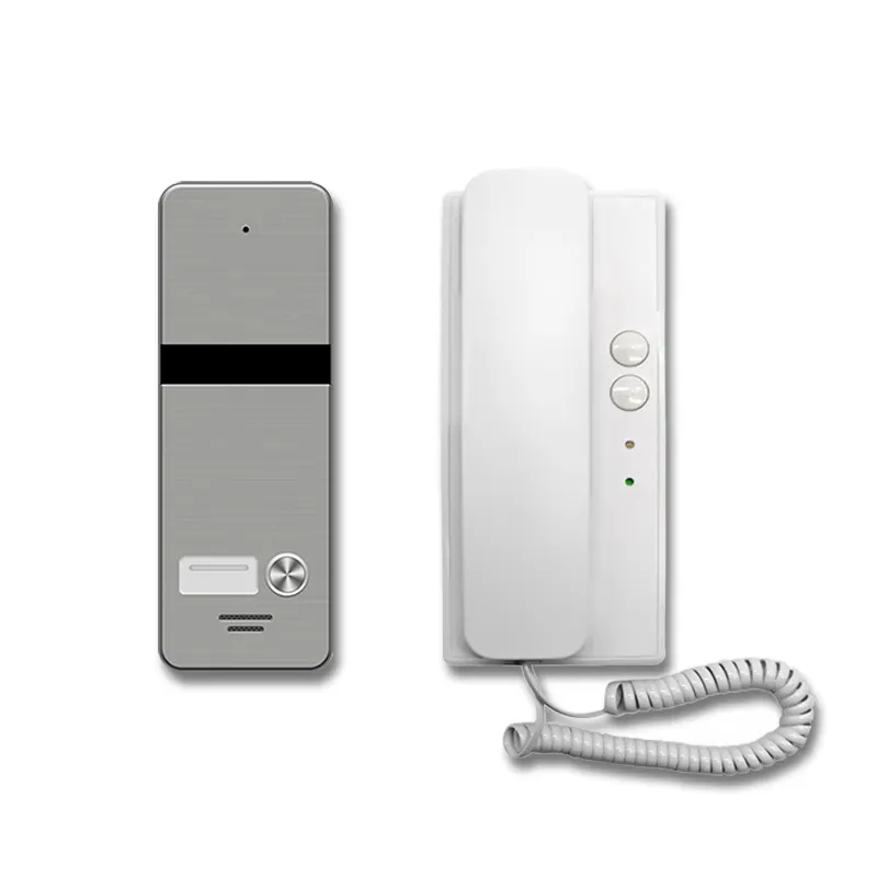 2 wire villa audio door phone intercom doorbell audio handset for 1/2/3/4 multi apartments