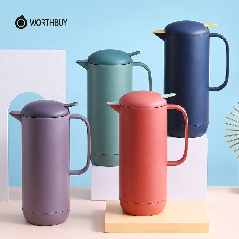 WORTHBUY тепловой бутылка для воды из нержавеющей чайник из нержавеющей стали изоляции термос кувшин для воды, кувшин для воды тепловой твердого английского фарфора бак для воды