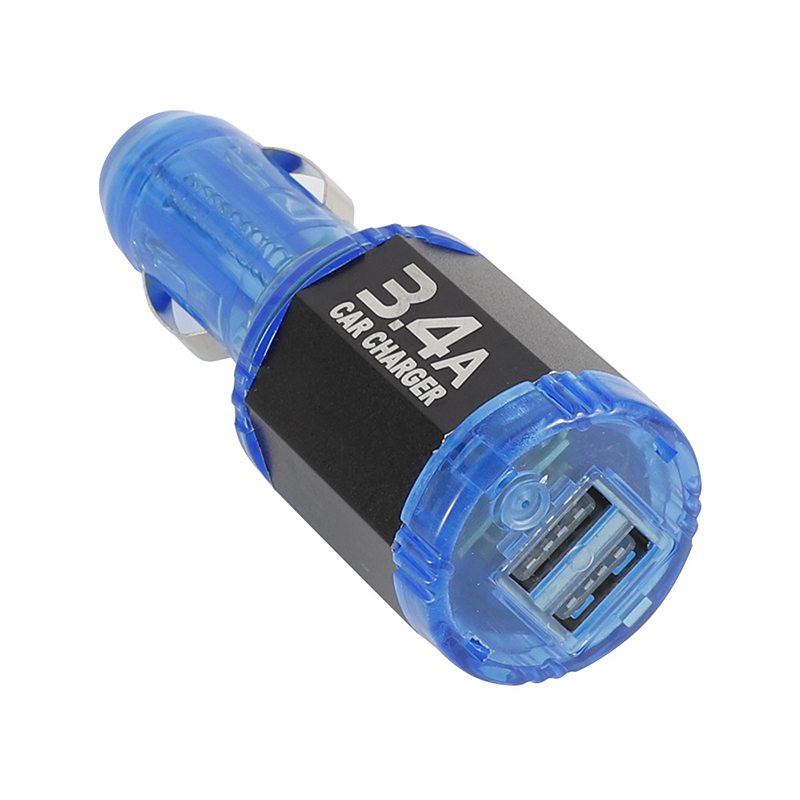 Автомобильное зарядное устройство с двумя USB-портами и голосовым управлением