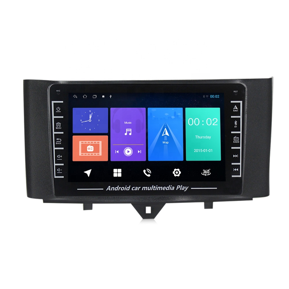 Автомобильный видеоплеер TS7 Series, 8 дюймов, Android, для Mercedes Benz Smart Fortwo 2011-2015, навигация, стерео, мультимедиа, GPS, без dvd